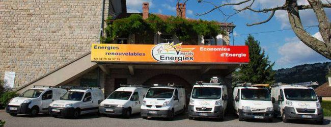 Photo de la façade du bureau de l´entreprise Vivarais Énergies